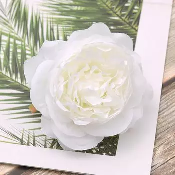 Искусственные белые розы Nanairo 30 шт.