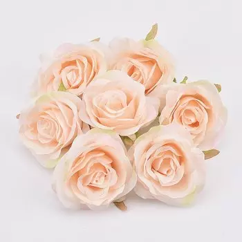 Искусственные белые розы Nanairo 30 шт