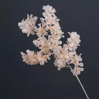 Искусственные белые шелковые гвоздики 90 см