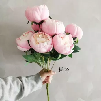 Искусственные букеты пионов из шелка