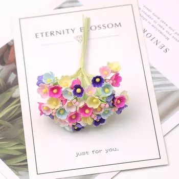 Искусственные бумажные розы Nanairo, 8 шт.