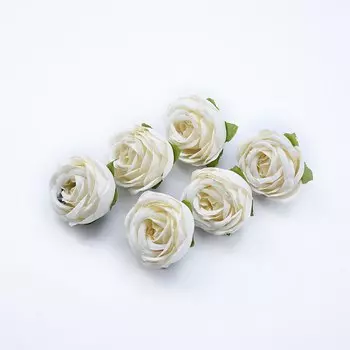 Искусственные чайные розы Dycrazy, 6 шт.