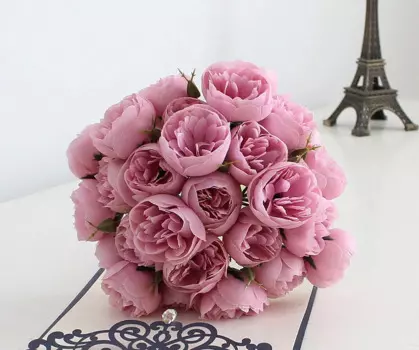 Искусственные чайные розы Yaoshine