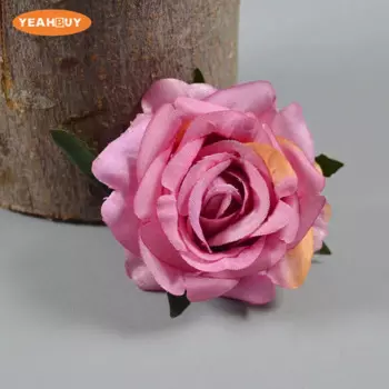 Искусственные цветочные головки роз YEAHBUY, шелк, 50 шт.