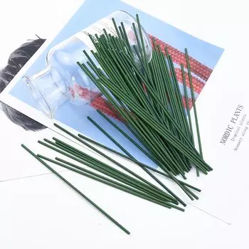 Искусственные цветочные палочки CYJT, металлические, 50 шт.