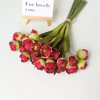 Искусственные цветы amorobe букет ландышей 24 штуки