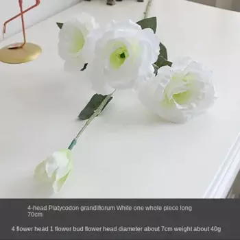 Искусственные цветы эустомы шелковые