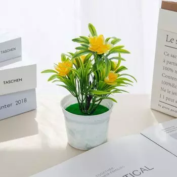 Искусственные цветы, бонсай, домашний декор «сделай сам», декоративный цветочный горшок, подоконник для ванной комнаты, мини-горшок для украшения на Рождество и свадьбу
