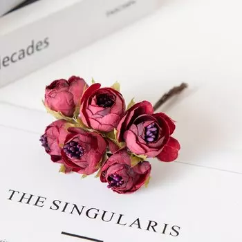 Искусственные цветы CYJT, шелк, 12 шт.