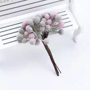 Декоративные цветы, венки для скрапбукинга, рождественские, фруктовые, свадебные, 6 шт.