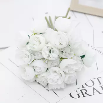 Искусственные цветы DociDaci, шелковые розы, 27 шт