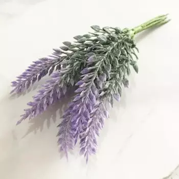 Искусственные цветы фиолетовые для декора