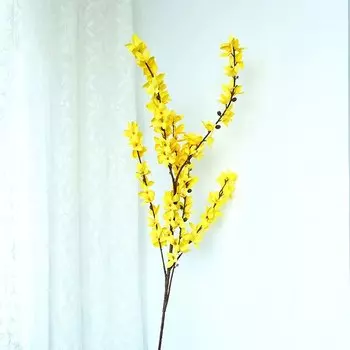 Искусственные цветы Forsythia WUZHU желтые