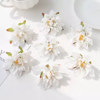 Искусственные цветы герберы шелк ZQCY 20 шт