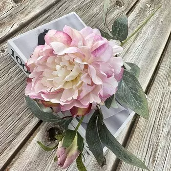 Искусственные цветы GIOIO шелковые пионы