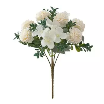 Искусственные цветы, гортензия, свадебный букет, аксессуары, праздничная гирлянда, клипса, ваза для дома, свадебное украшение