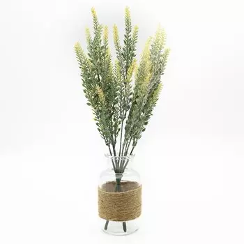 Искусственные цветы лаванда в вазе ZQCY
