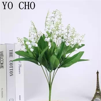 Искусственные цветы Лилия 7 веток YO CHO