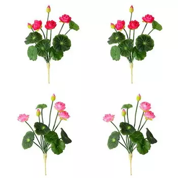 Искусственные цветы лотоса шелковые Spilewka