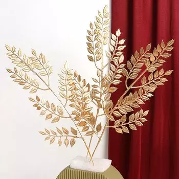 Искусственные цветы MENGHAO, золотой, шелк, 3/5 шт.