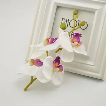 Искусственные цветы орхидея бабочка шелк