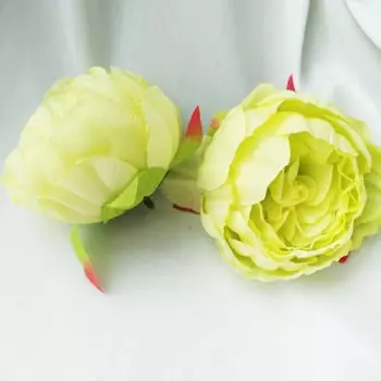 Искусственные цветы пионы, шелк, MEIHON, 10 шт.