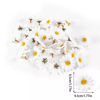 Искусственные цветы подсолнухи WEIGAO 100 шт