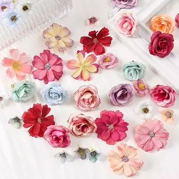 Искусственные цветы розы МENGHAO, 80 шт.