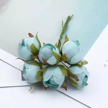 Искусственные цветы шелк TTCY 6/12 шт.