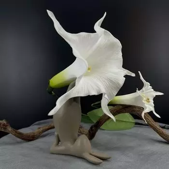 Искусственные цветы SunMade белый цветок дурмана