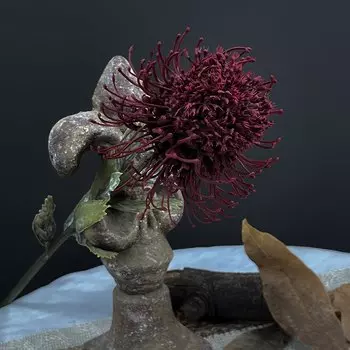 Искусственные цветы SunMade голубые