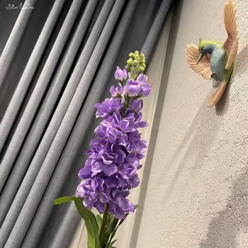 Искусственные цветы SunMade радужная пасторальная гиацинтовая ветка