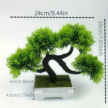 Искусственные цветы в горшках