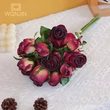 Искусственные цветы WQNJIN шелковые