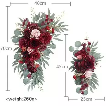 Искусственные цветы Yannew для свадебной арки