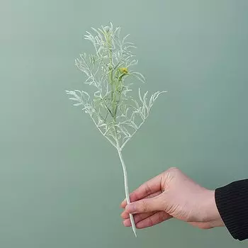 Искусственные флокированные листья SunMade для декора