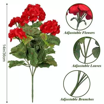 Искусственные герани LEKSE