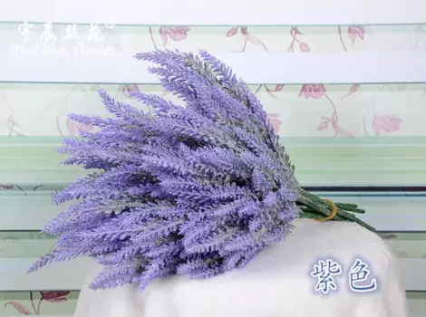 Искусственные лавандовые цветы для букета