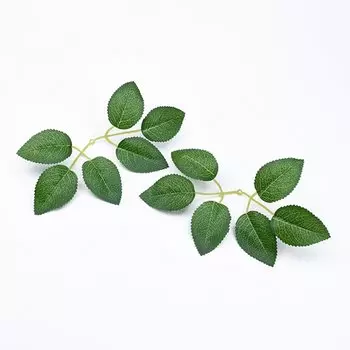 Искусственные листья роз из шелка smr 50 шт.