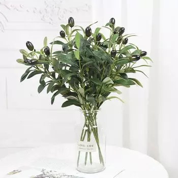 Искусственные оливковые листья ZQNYCY