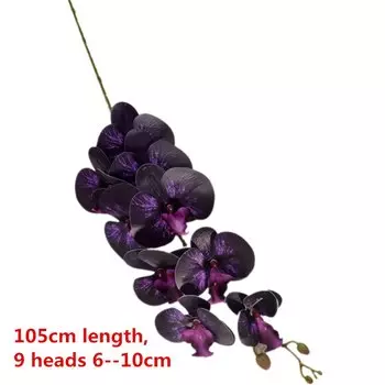 Искусственные орхидеи Jiumengya, белые/розовые/жёлтые