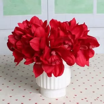 Искусственные орхидеи YO CHO, 9 цветов