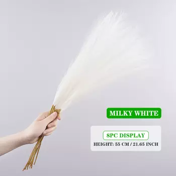 Искусственные пампасные травы FGHGF, бежевые, 10 шт.