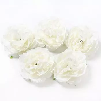 Искусственные пионы MENGHAO, 10 шт., 8 см