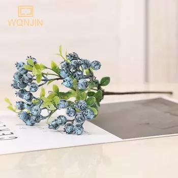 Искусственные ягоды черники WQNJIN для декора
