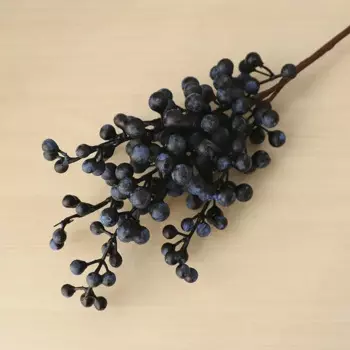 Искусственные ягоды Пушистый красный