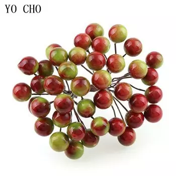 Искусственные ягоды YO CHO 20 шт.