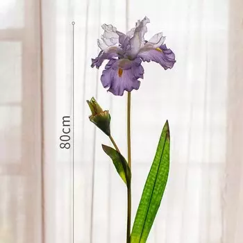 Искусственные радужные цветы из пластика