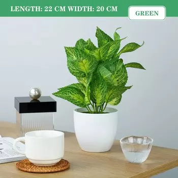 Искусственные растения бонсай FGHGF, зеленый, полипропилен