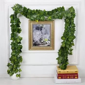 Искусственные растения Nanairo, 180 шт., ротанг, зеленый